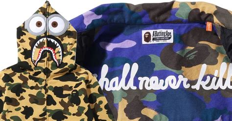 real Bape clothing stitch